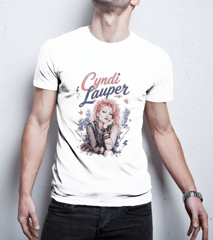 Cyndi Lauper Loud Colors Wild Heart Retro 80s T-Shirt
