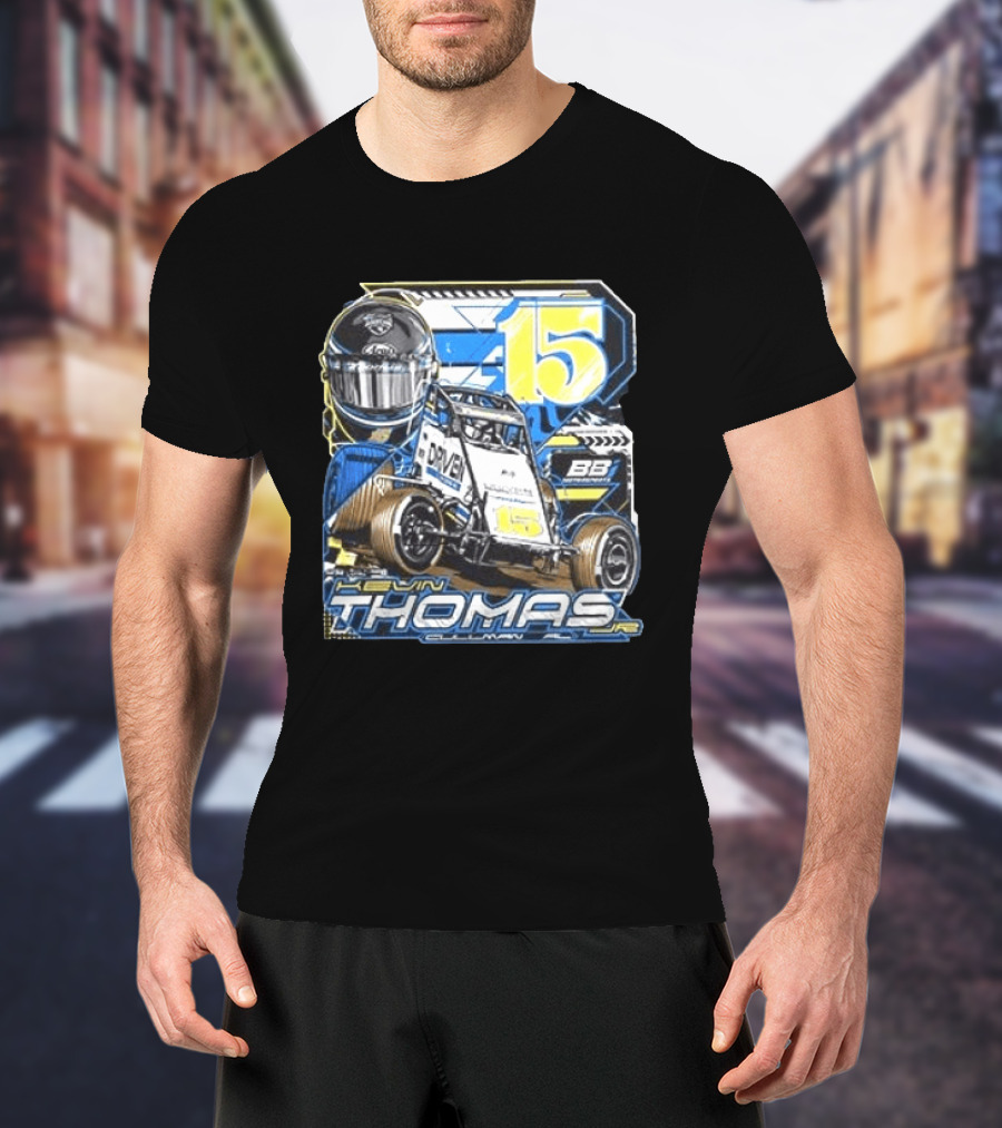 Kevin Thomas Cullman 15 Car Racing BB Performance T-Shirt