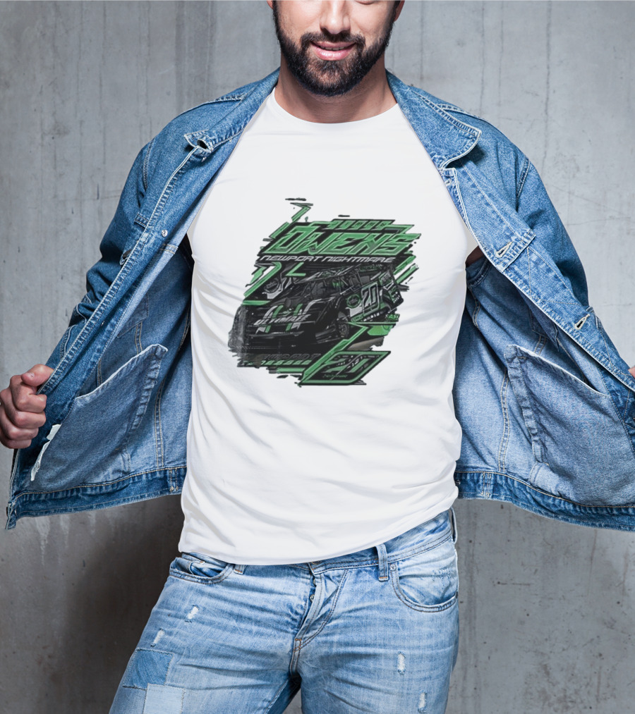 Jimmy Owens Newport Nightmare 20 Car Racing Ultimate 64 Dirt Track 2023 T-Shirt