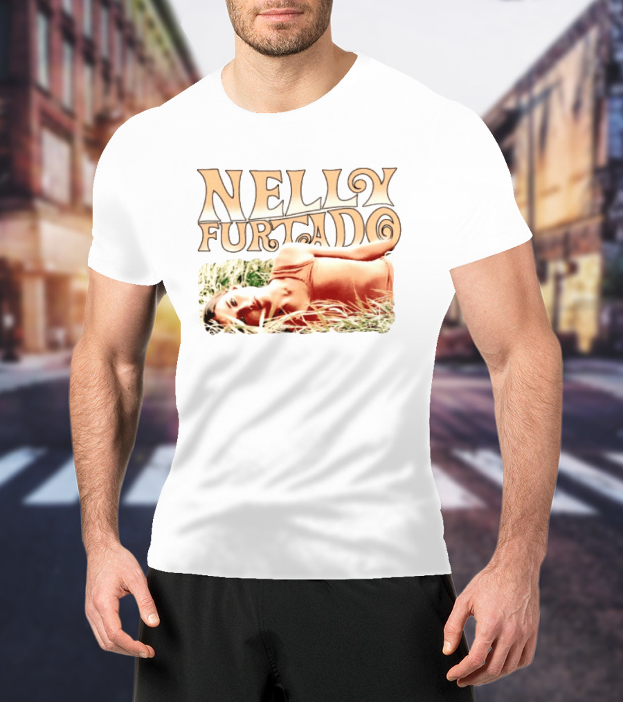 Nelly Furtado Woah Nelly Album Cover Image T-Shirt