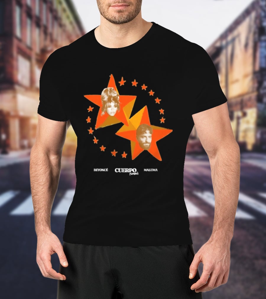 Beyoncé Maluma Cuerpo Tumbao Latin Pop Starry T-Shirt