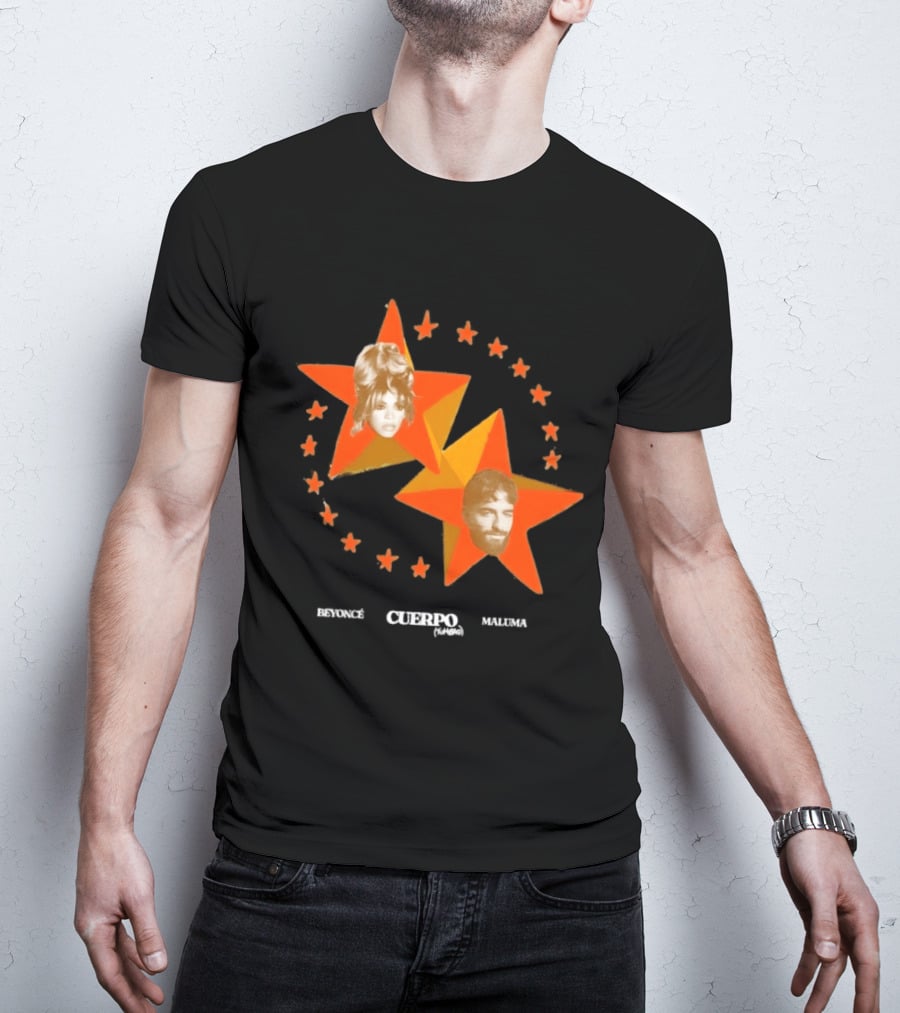 Beyoncé Maluma Cuerpo Tumbao Latin Pop Starry T-Shirt