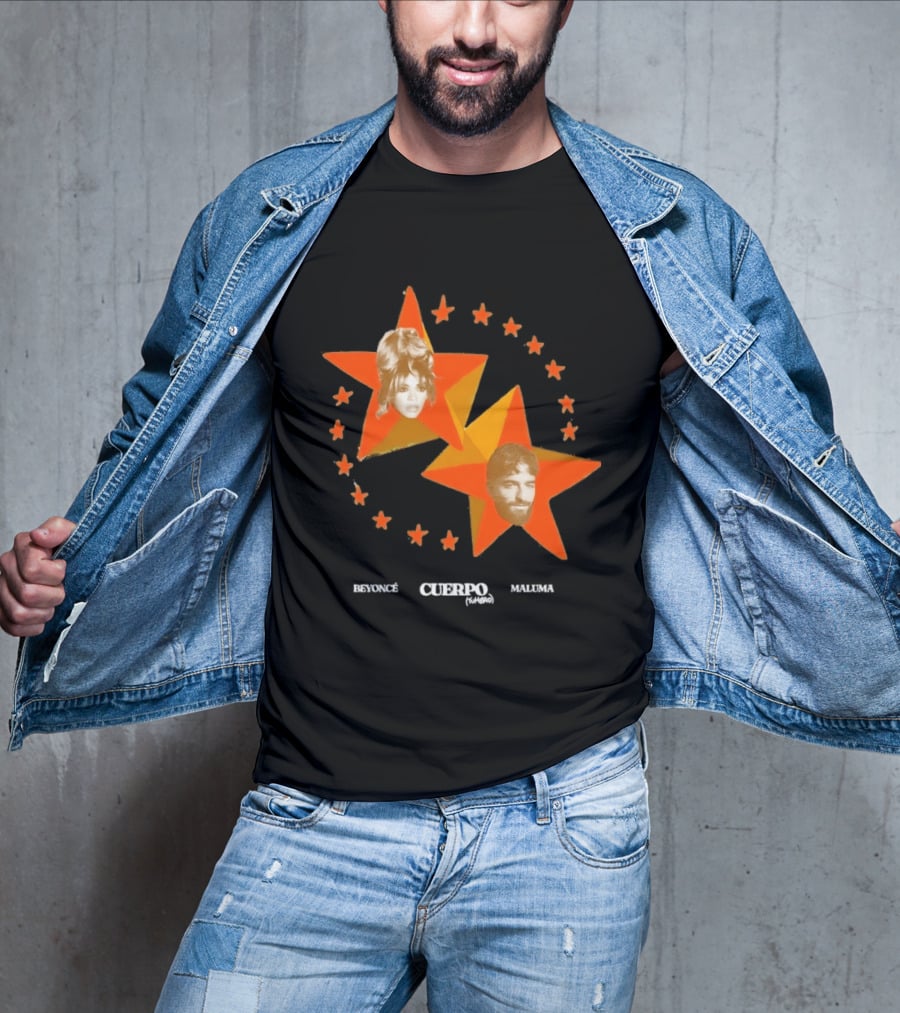 Beyoncé Maluma Cuerpo Tumbao Latin Pop Starry T-Shirt