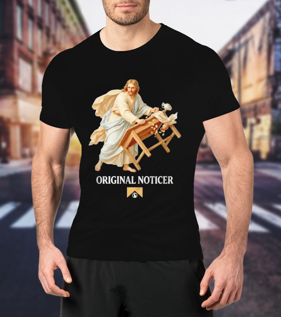 Jesus Christ Original Noticer Temple Cleansing Visual T-Shirt