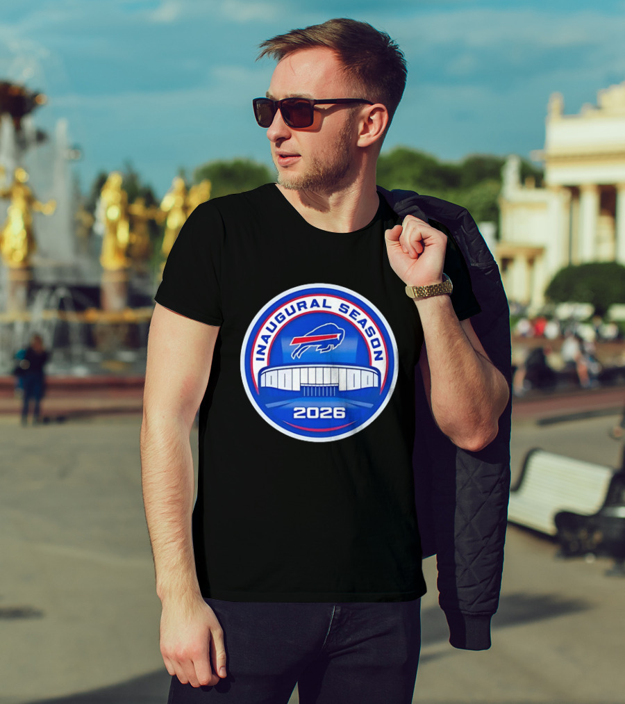 Buffalo Bills Inaugural Season 2026 Stadium T-Shirt
