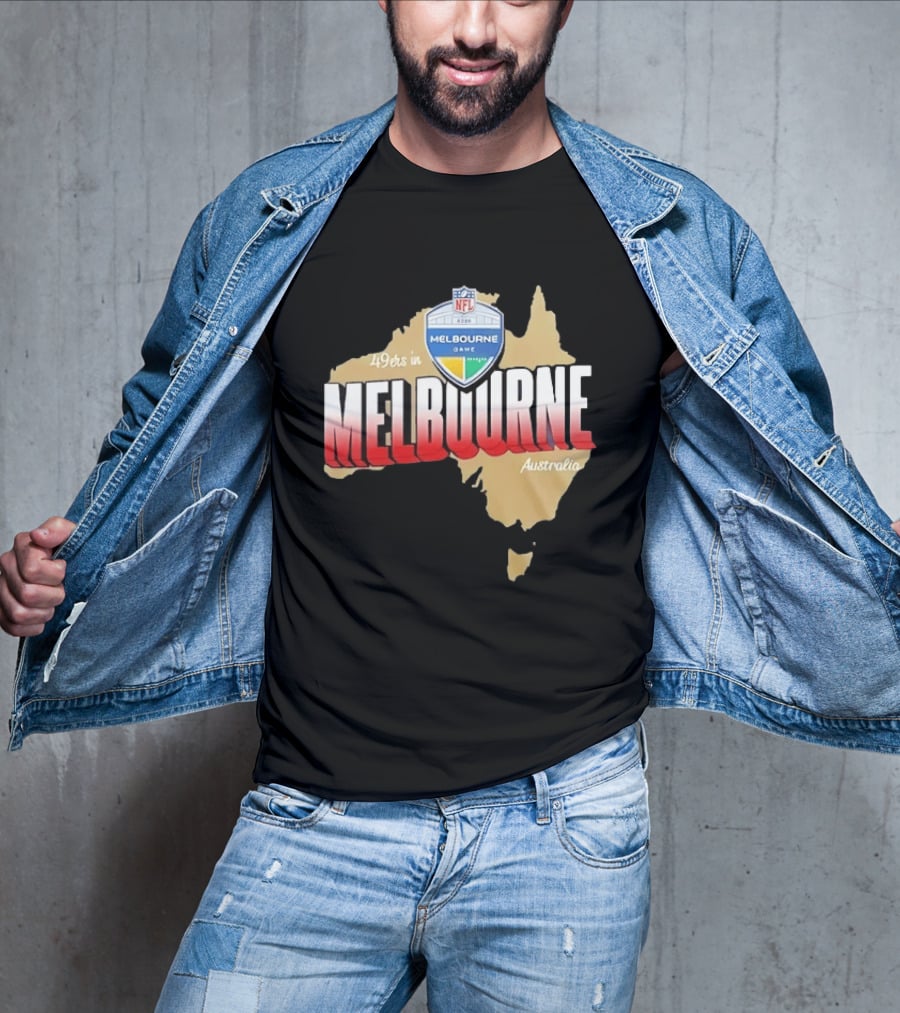 49ers In Melbourne Australia NFL Game 2026 T-Shirt
