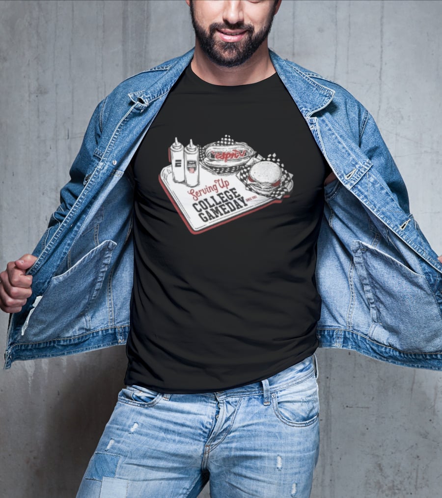 Serving Up College GameDay ESPN Since 1993 T-Shirt