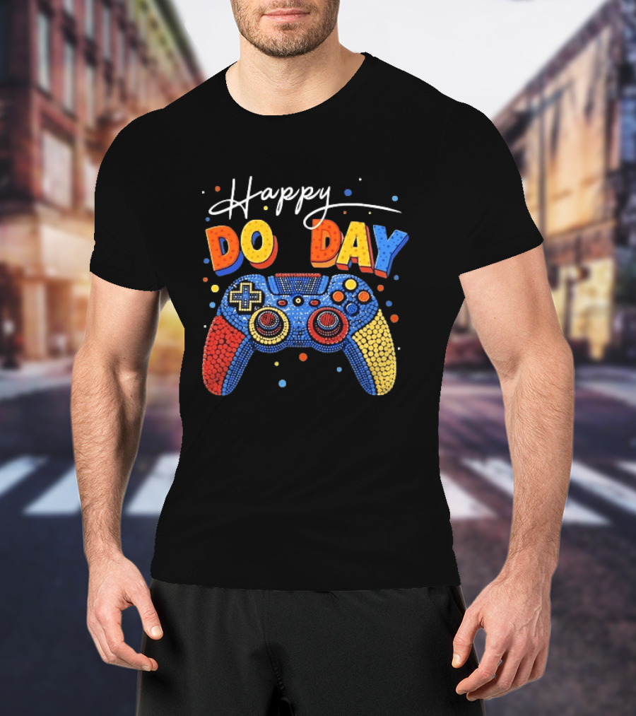 Happy Dot Day Gaming Controller Video Game Celebration T-Shirt
