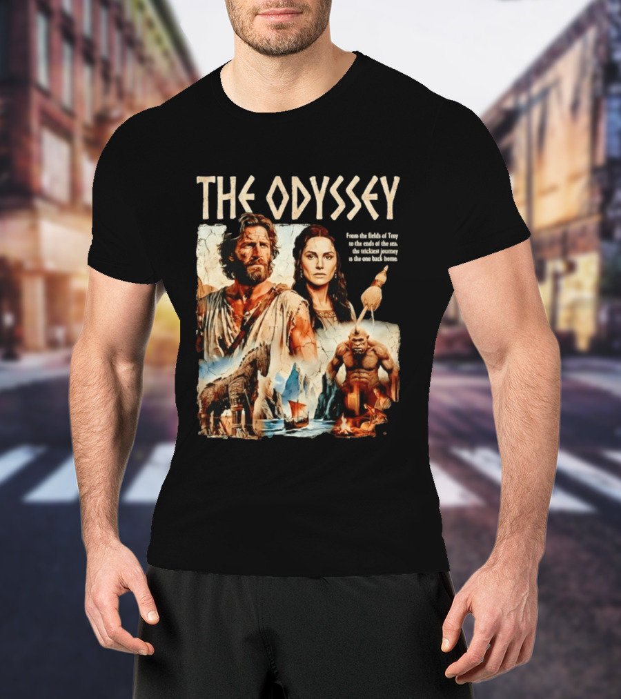 The Odyssey Journey From The Fields Of Troy To The Ends Of The Sea T-Shirt