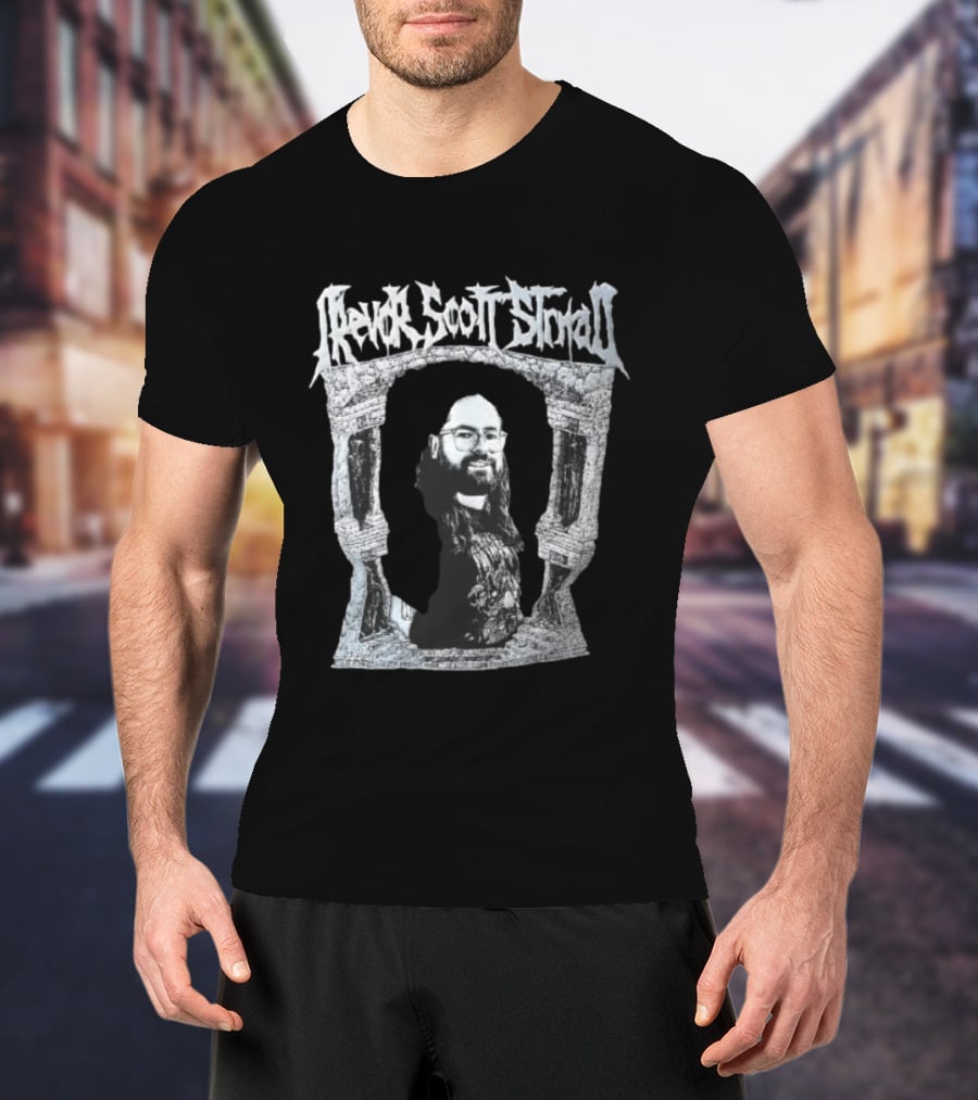 Trevor Scott Strnad 1981 2022 Gothic Stone Arch Memorial T-Shirt