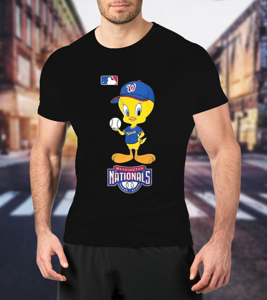 Washington Nationals Tweety Bird Baseball MLB T-Shirt