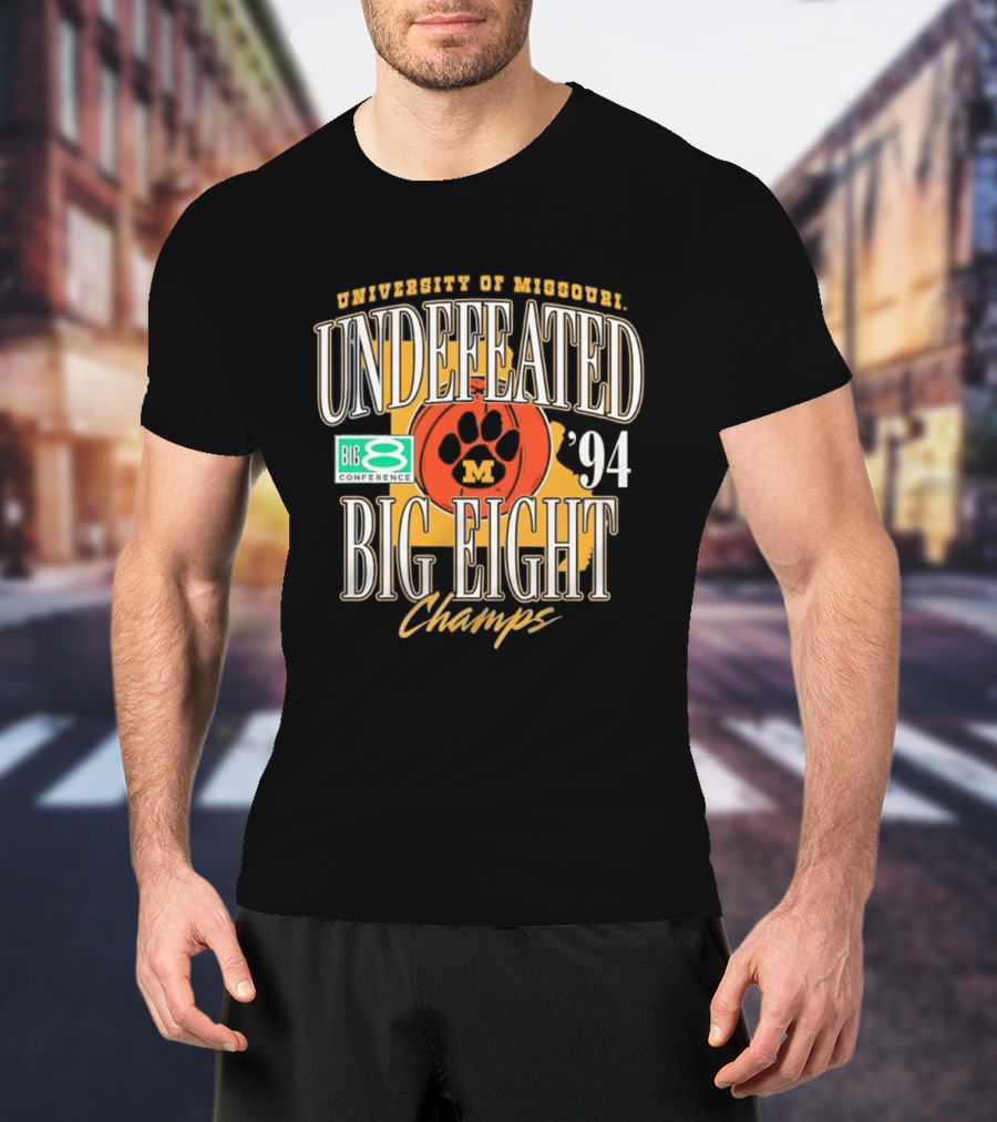 University Of Missouri Big Eight Undefeated Champions 1994 T-Shirt