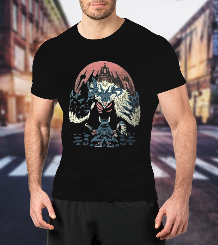 Vicar Amelia Hunter Confronts Beast At Gothic Cathedral T-Shirt