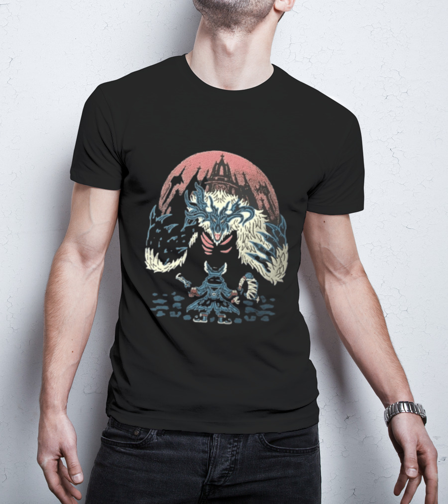 Vicar Amelia Hunter Confronts Beast At Gothic Cathedral T-Shirt