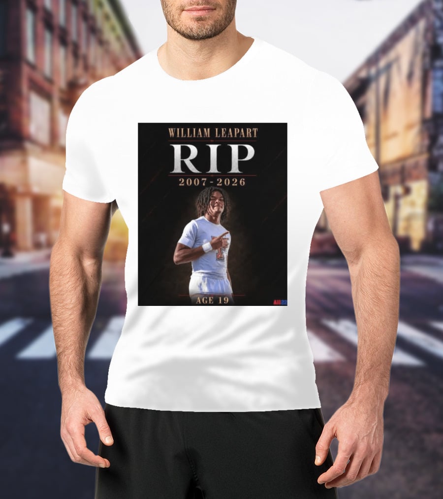 William Leapart RIP 2007 2026 Age 19 T-Shirt