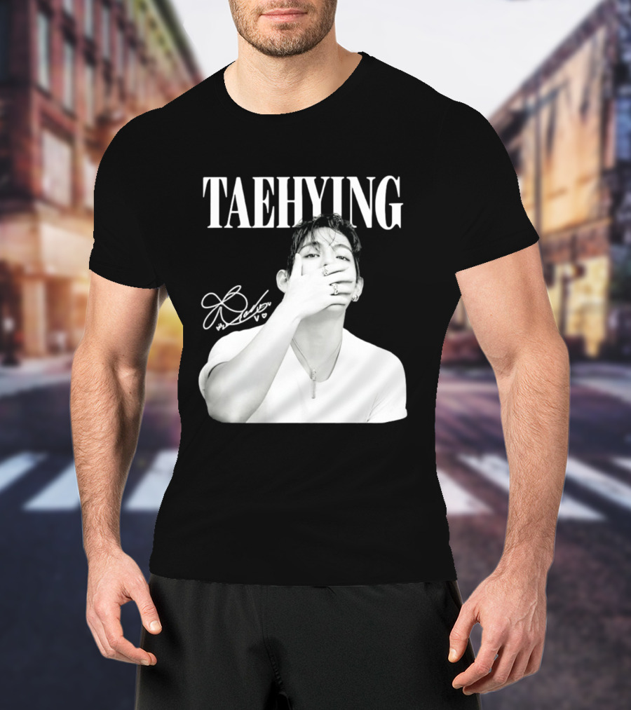 TAEHYUNG BTS V K Pop Fashion Style Signature T-Shirt