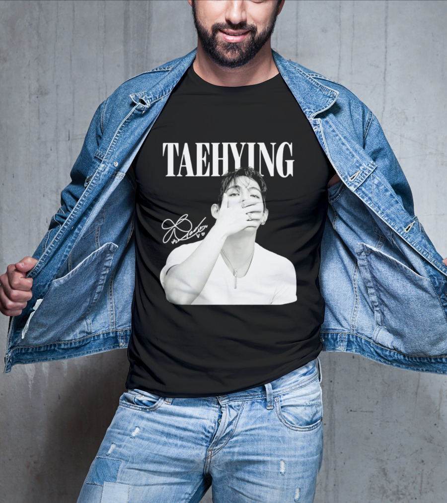TAEHYUNG BTS V K Pop Fashion Style Signature T-Shirt