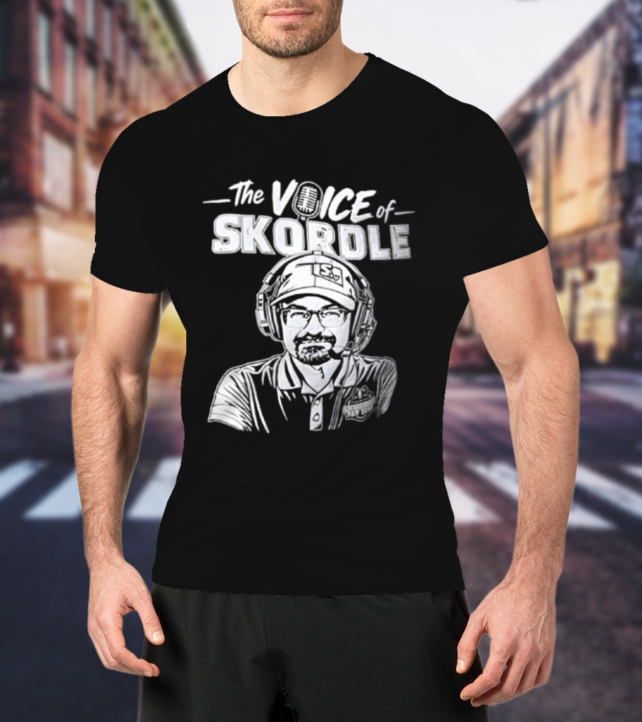 The Voice Of Skordle Podcast Broadcaster Sports Commentator T-Shirt