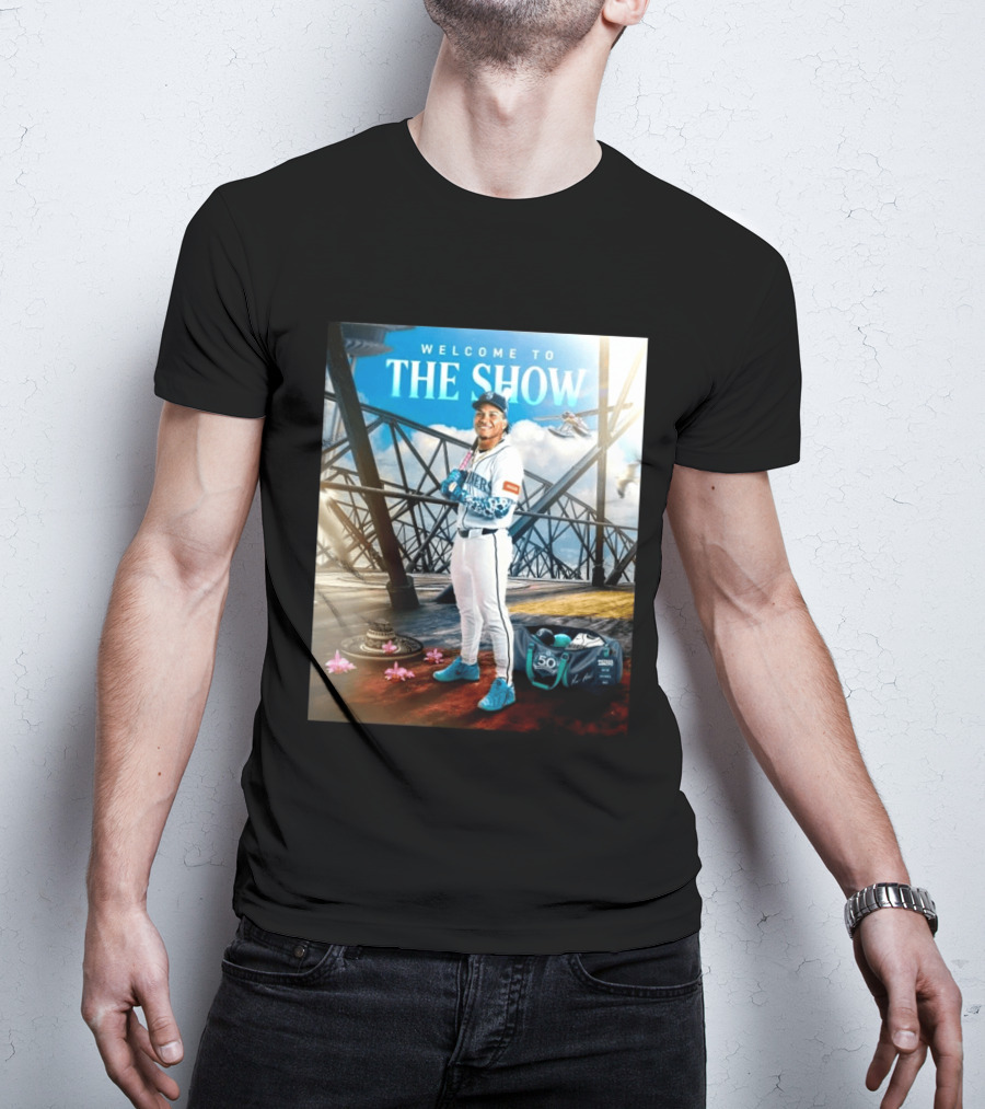 Welcome To The Show Michael Arroyo Mariners 50th Anniversary Baseball T-Shirt