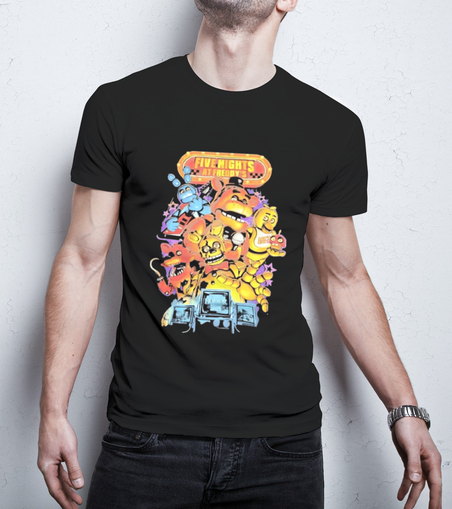 Five Nights At Freddy's Horror Nights 2023 Animatronic Characters T-Shirt