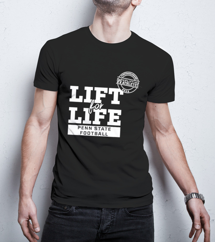 Penn State Football Lift For Life Uplifting Athletes 2026 Initiative T-Shirt