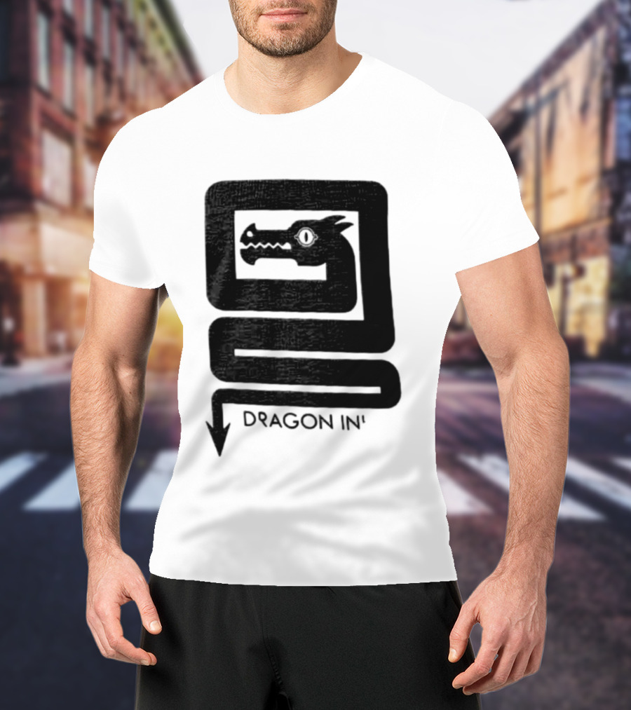 Dragon Ink Snake Head Mythical Creature T-Shirt