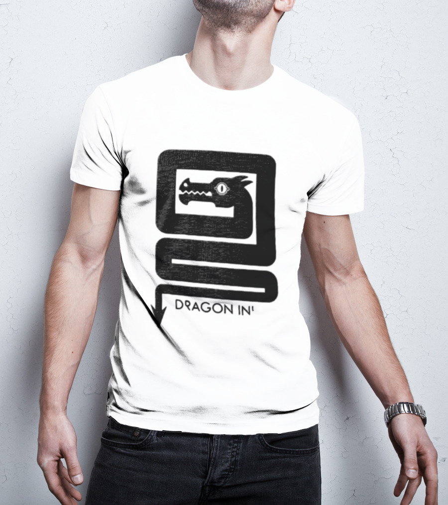 Dragon Ink Snake Head Mythical Creature T-Shirt
