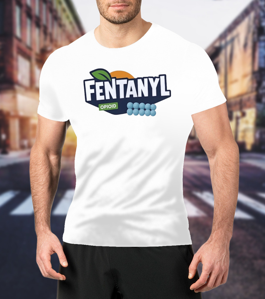Fentanyl Opioid Satire Orange Fruit T-Shirt