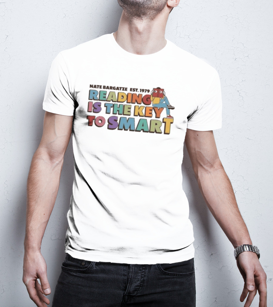 Nate Bargatze Est. 1979 Reading Is The Key To Smart T-Shirt