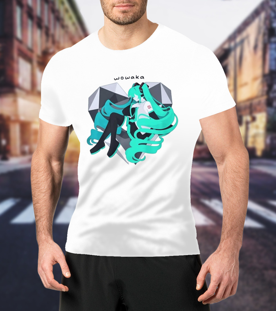 Wowaka 01 Hatsune Miku Heart Vocaloid Anime T-Shirt