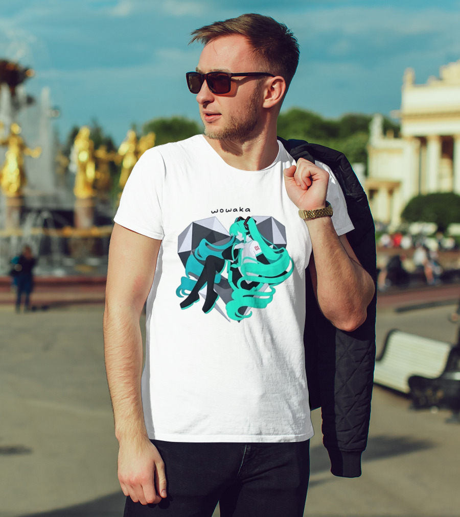 Wowaka 01 Hatsune Miku Heart Vocaloid Anime T-Shirt