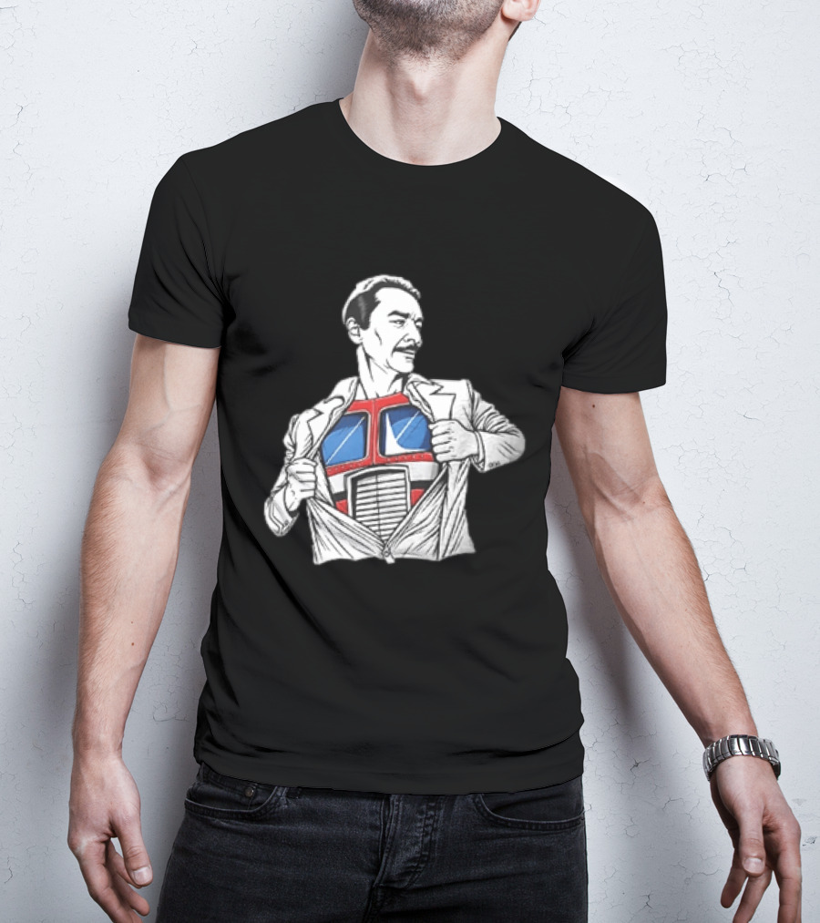 Optimus Prime Transformers Hidden Chest Transformation Reveal T-Shirt