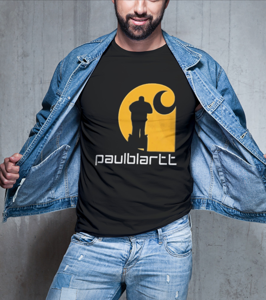 Paulblartt Security Guard Segway Yellow Swirl T-Shirt