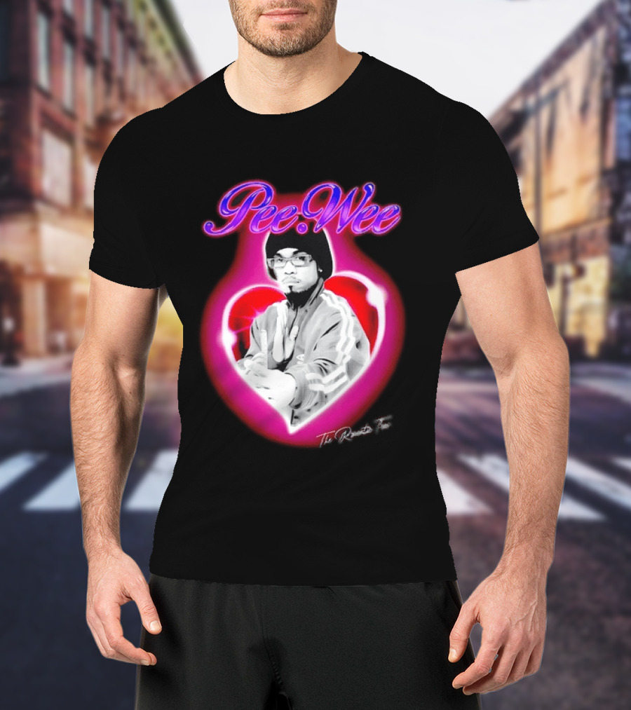 Pee Wee The Romantic Tour Heart Iconic Rap Hip Hop Artist T-Shirt