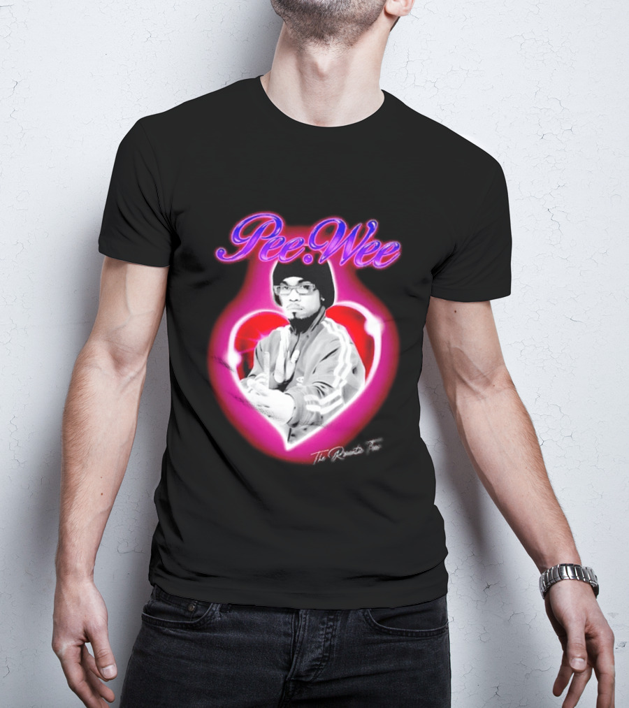Pee Wee The Romantic Tour Heart Iconic Rap Hip Hop Artist T-Shirt