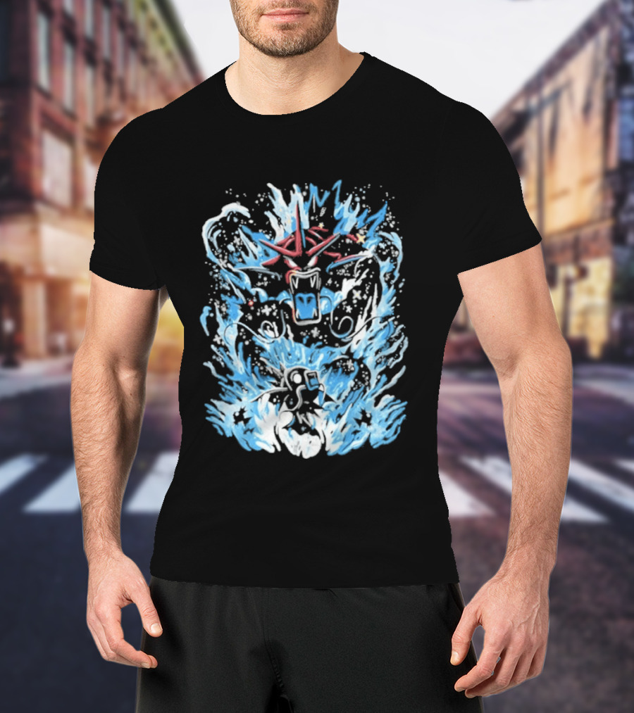 Shiny Rage Water Dragon Splash T-Shirt