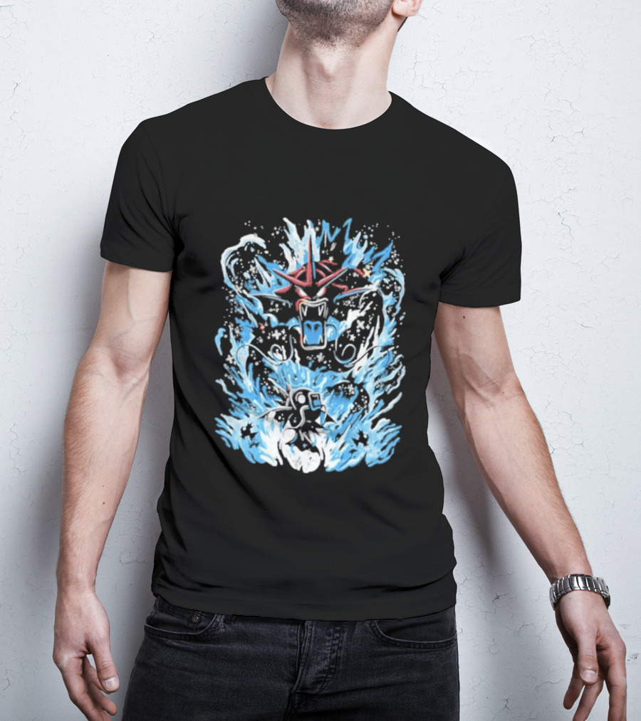 Shiny Rage Water Dragon Splash T-Shirt