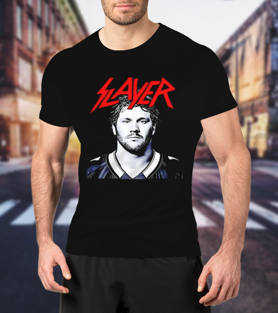 Josh Allen Slayer Buffalo Bills Fan Merchandise T-Shirt
