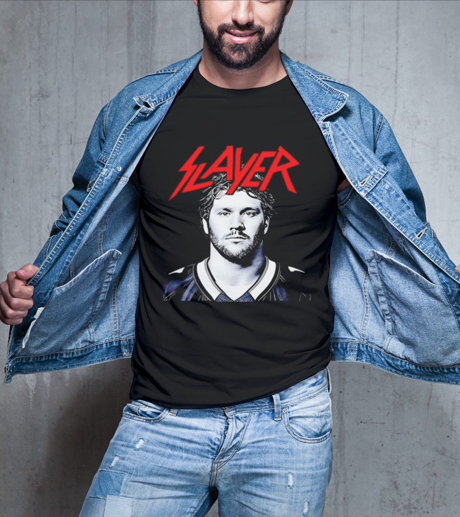 Josh Allen Slayer Buffalo Bills Fan Merchandise T-Shirt