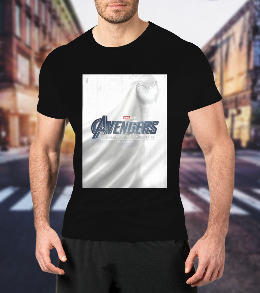 Marvel Studios Avengers Secret Wars Doctor Doom 12.17.2027 T-Shirt