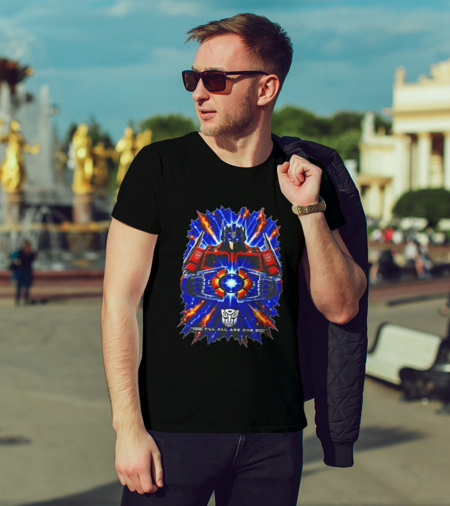 Transformers Optimus Prime Matrix Of Leadership Till All Are One Autobots T-Shirt