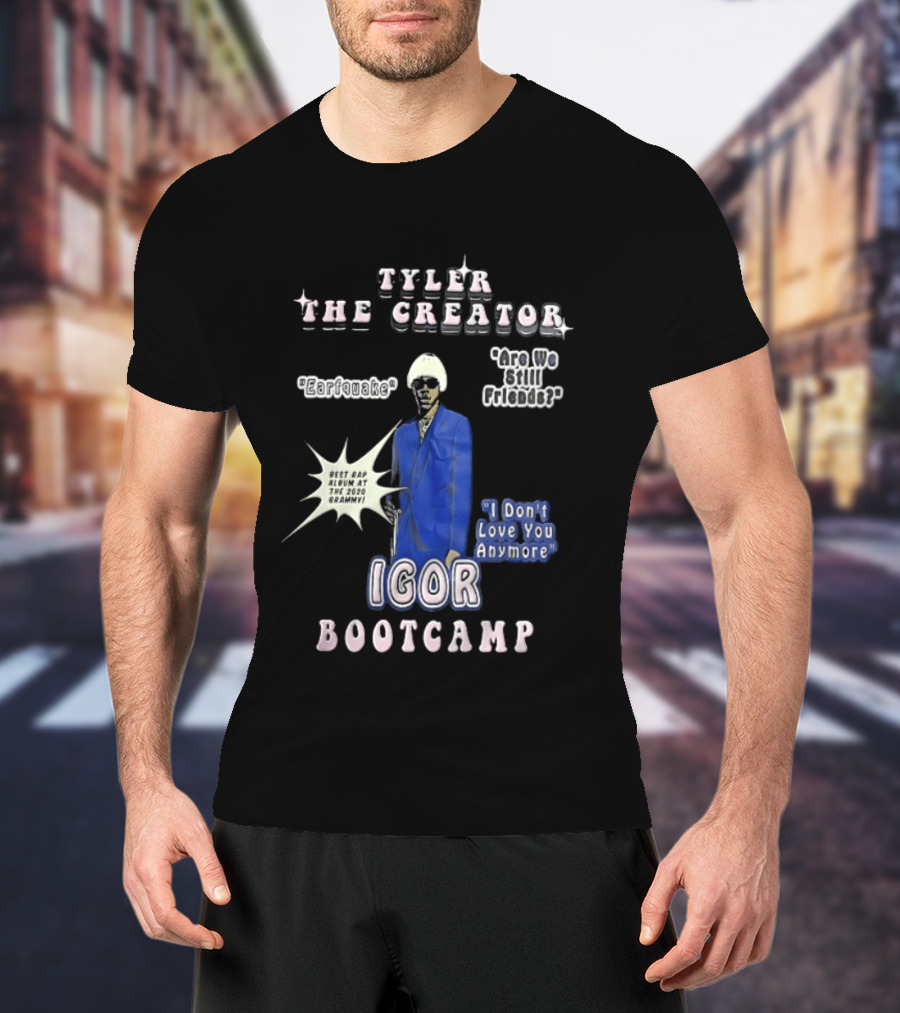 Tyler The Creator Igor Bootcamp Earfquake Are We Still Friends I Don't Love You Anymore Sunglasses Wig T-Shirt
