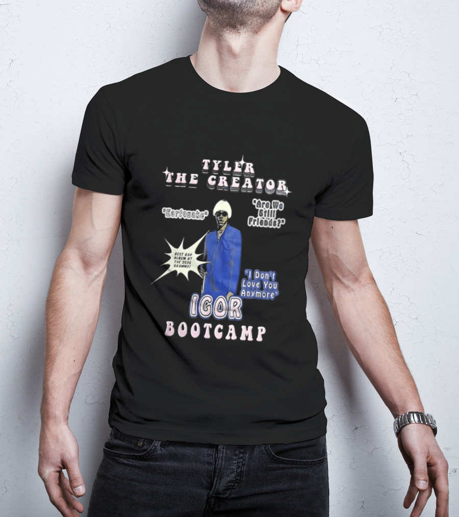 Tyler The Creator Igor Bootcamp Earfquake Are We Still Friends I Don't Love You Anymore Sunglasses Wig T-Shirt