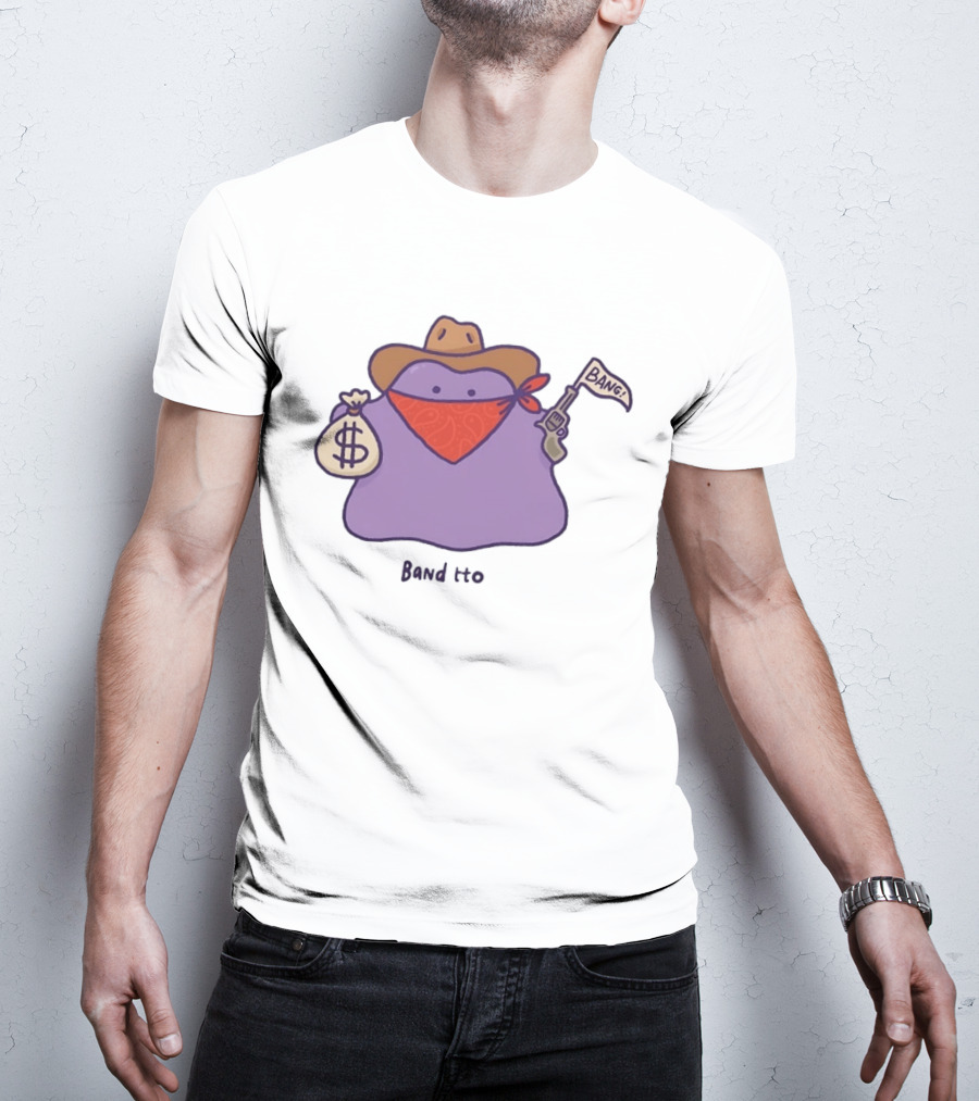 Banditto Cowboy Ditto Outlaw Pokemon Bandit Bang T-Shirt