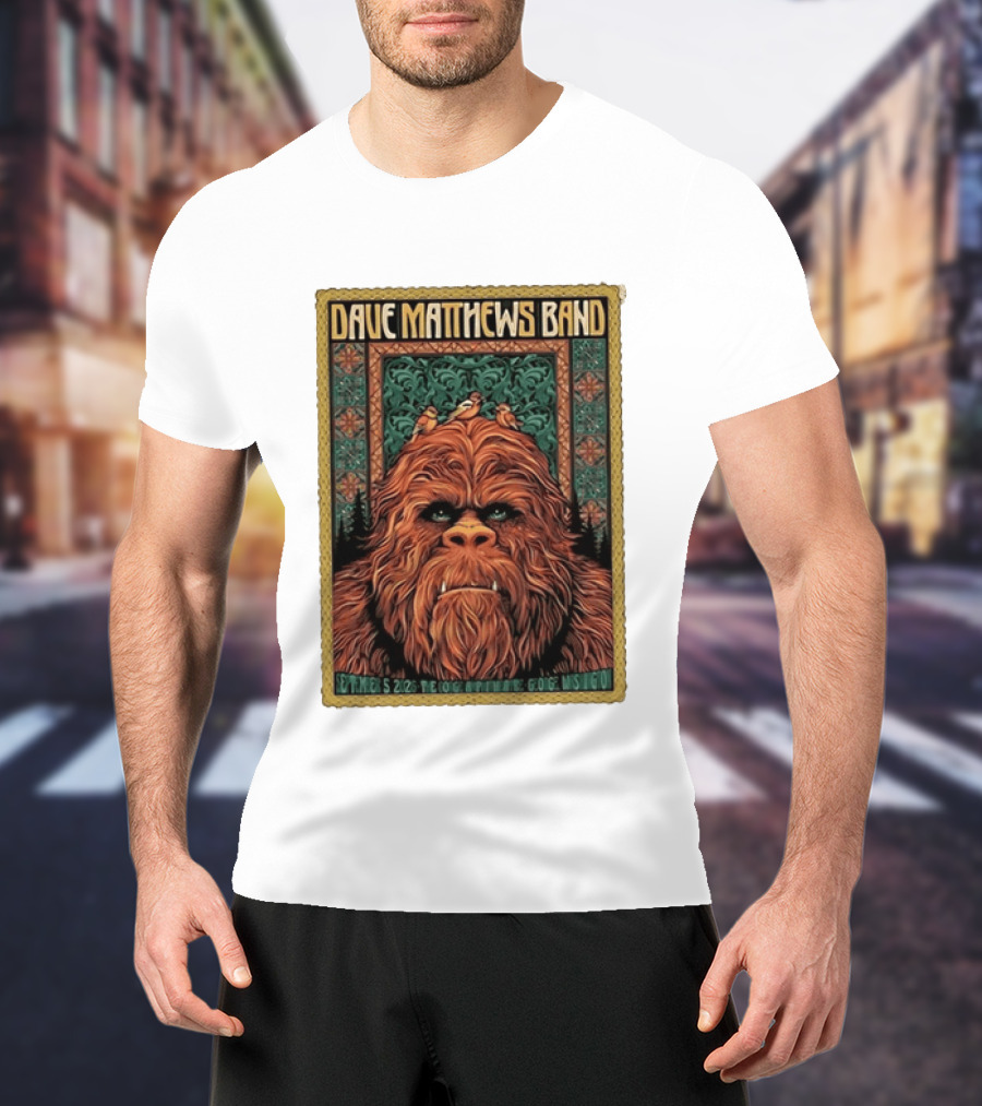 Dave Matthews Band September 5 2026 The Coca Cola Amphitheatre George WA I Go Bigfoot T-Shirt