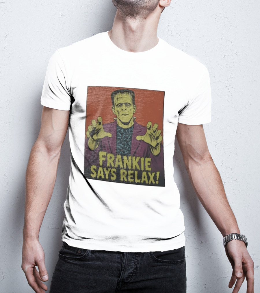 Frankenstein Frankie Says Relax Vintage Horror T-Shirt