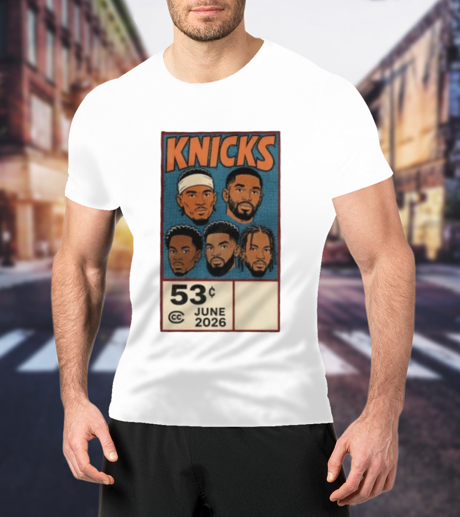 New York Knicks 53¢ Starting 5 June 2026 NBA T-Shirt