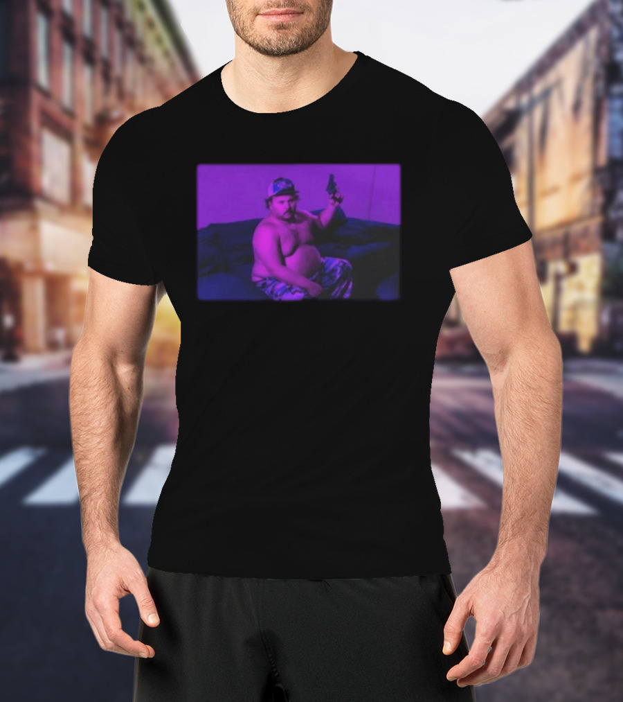 Stavvy Store Victory Or Else Humor Statement With Gun Image T-Shirt