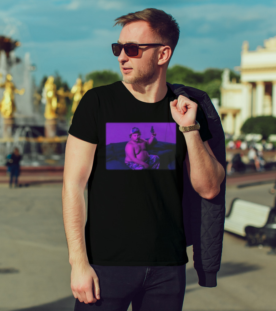 Stavvy Store Victory Or Else Humor Statement With Gun Image T-Shirt