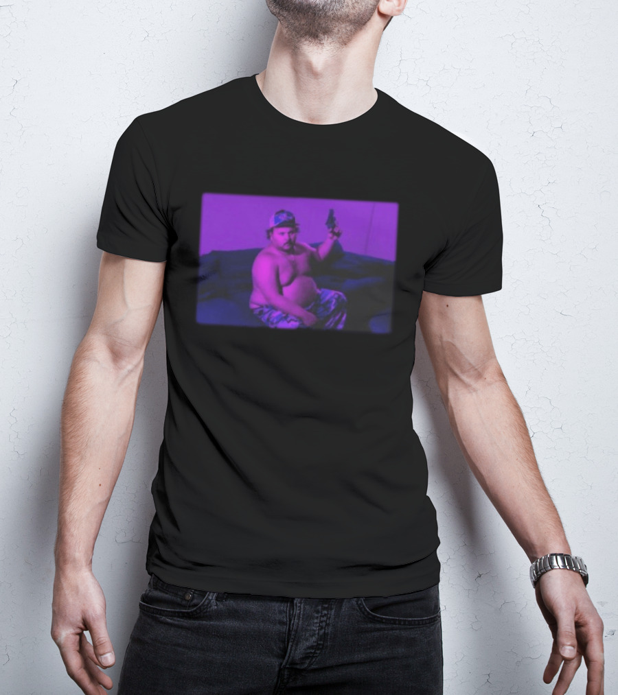 Stavvy Store Victory Or Else Humor Statement With Gun Image T-Shirt
